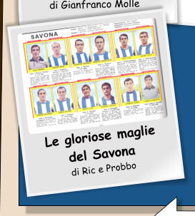 Le gloriose maglie del Savona di Ric e Probbo